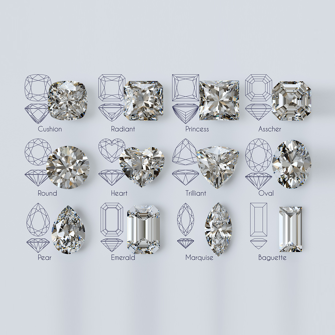 diamond shapes